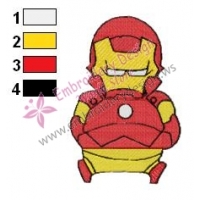 Baby Iron Man Embroidery Design